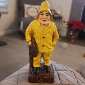 Syroco Wood Sea Captain Fisherman Sailor Nautical Figure, Figurine